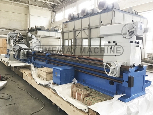 Máquina de tornos horizontales de trabajo pesado con rango de velocidad del husillo rpm 3,15 315 rpm