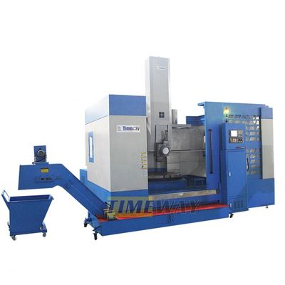 Potente máquina de torno vertical CNC con capacidad de potencia de 60kw y recorrido del eje Z de 800mm