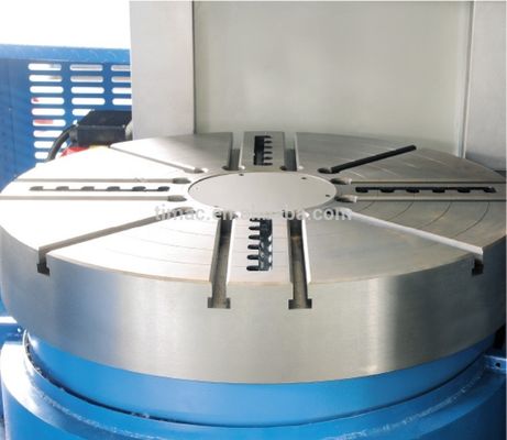 Potente máquina de torno vertical CNC con capacidad de potencia de 60kw y recorrido del eje Z de 800mm