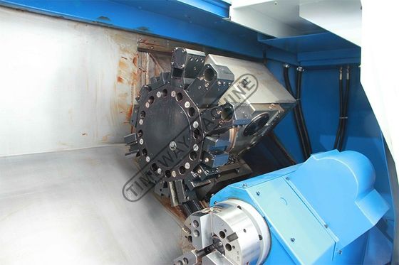 La máquina de torsión de doble husillo CNC AK-25DS La elección perfecta para el mecanizado de trabajo pesado