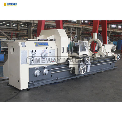 Estructura de una sola pieza Tipo de cama integrada de 1000 mm Máquina de girar cama plana con viaje del eje Z de 4000 mm