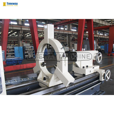 Estructura de una sola pieza Tipo de cama integrada de 1000 mm Máquina de girar cama plana con viaje del eje Z de 4000 mm