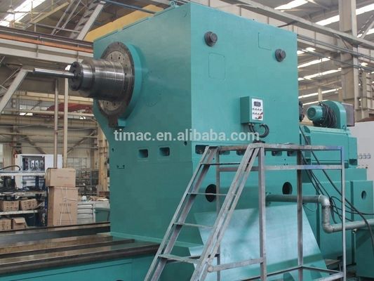 Máquina de torno CNC horizontal de gran tamaño de 80 toneladas para rodillos de gran diámetro