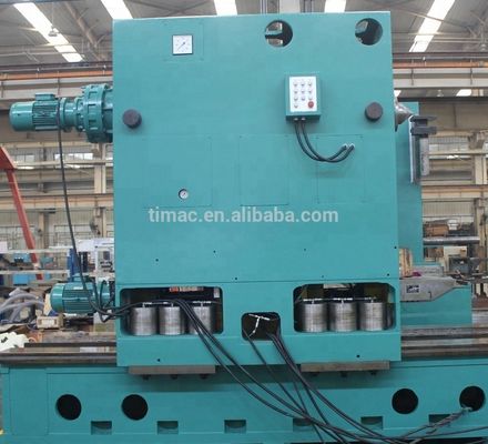 Máquina de torno CNC horizontal de gran tamaño de 80 toneladas para rodillos de gran diámetro