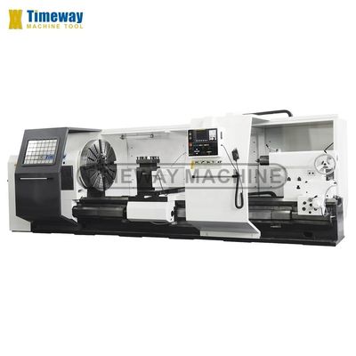 Capacidad de carga de 6000 kg Torno CNC de metal de cama plana de Yantai con sistema de control horizontal