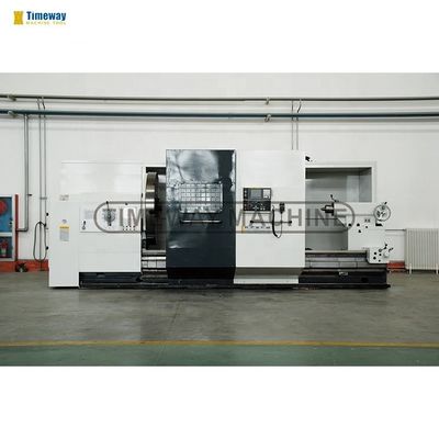 Capacidad de carga de 6000 kg Torno CNC de metal de cama plana de Yantai con sistema de control horizontal