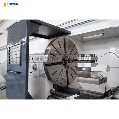 Capacidad de carga de 6000 kg Torno CNC de metal de cama plana de Yantai con sistema de control horizontal