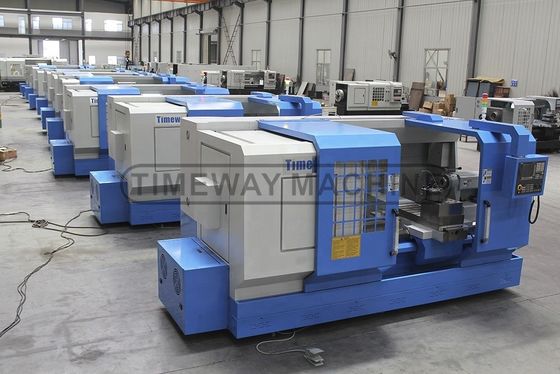 0.008mm precisión de reposicionamiento torneo CNC horizontal de trabajo pesado para maquinaria industrial