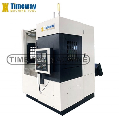 Alimentación rápida en el eje Z de 10 m/min Pequeño torno vertical CNC para talleres de reparación de máquinas