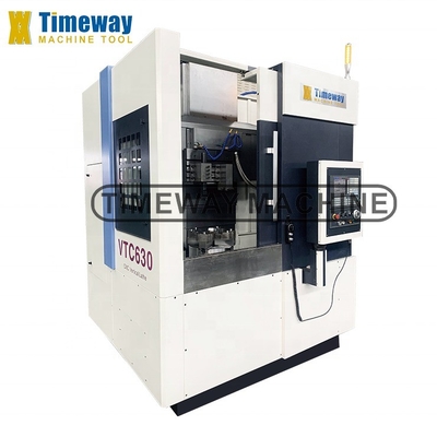 Alimentación rápida en el eje Z de 10 m/min Pequeño torno vertical CNC para talleres de reparación de máquinas