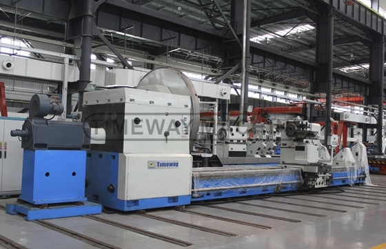 Potencia del motor de husillo de 75kW Máquina de torno horizontal de trabajo pesado con capacidad de gran tamaño