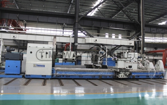Potencia del motor de husillo de 75kW Máquina de torno horizontal de trabajo pesado con capacidad de gran tamaño
