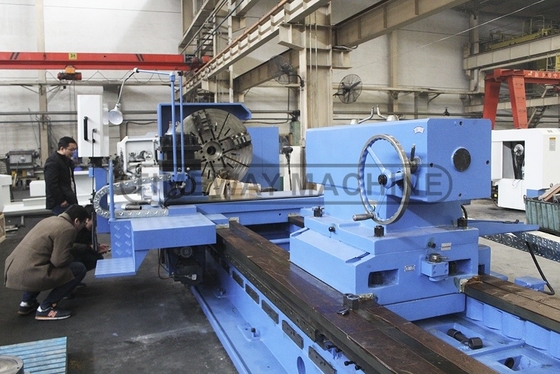 Potencia del motor del husillo de 30kW Multifunciones CNC Torno de cama plana para pieza de trabajo larga 9800mm