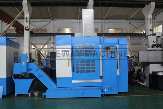 Tabla de trabajo de 800 mm y torno vertical CNC de anchura de cama de 1070 mm para el mecanizado de agujeros grandes