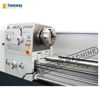 Altamente recomendado 1640 Torno de cama de cabeza de engranaje con diámetro de pluma de 75 mm