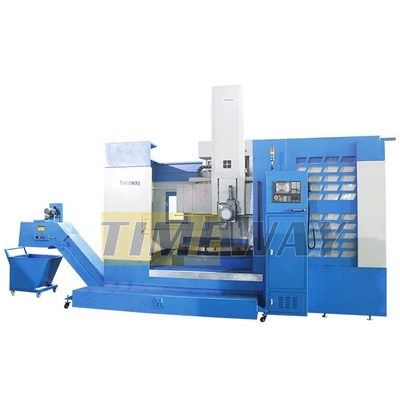 Rectangular Rails CNC máquina de torno vertical con 2 ejes y garantía después de la venta
