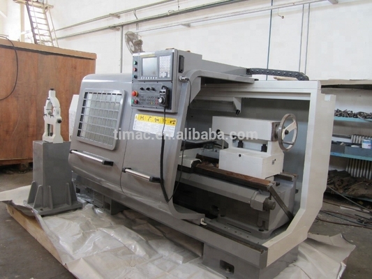 QK-190A País del aceite CNC Torno de trabajo pesado Capacidad de mecanizado y peso de la pieza de trabajo de 1500 kg