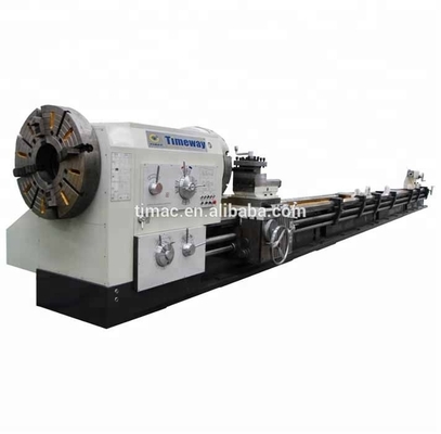 16-380rpm Velocidad del eje manual Torno de roscado de tubos horizontales para campos de petróleo 130-270mm