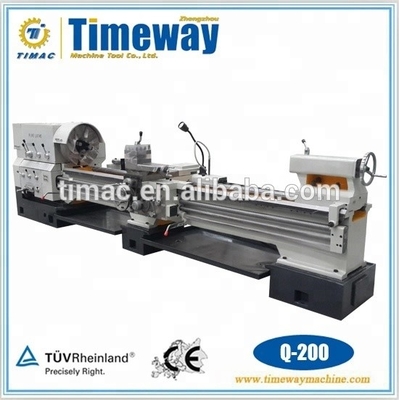 16-380rpm Velocidad del eje manual Torno de roscado de tubos horizontales para campos de petróleo 130-270mm