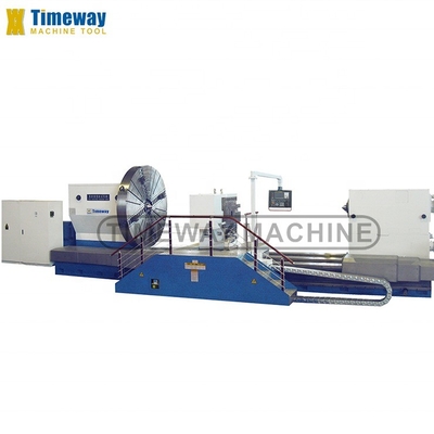 20000mm Max. Largura girada CNC de metal girando automático completo de cama plana torno para marcas