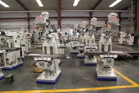 Máquina de fresado de torreta vertical de tensión M250 personalizada con potencia de motor de husillo de 2,25 kW