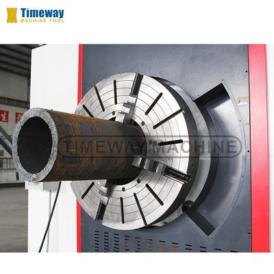 Torno CNC para la fabricación de tuberías de roscado de cilindro cónico de 140 mm para la industria petrolera