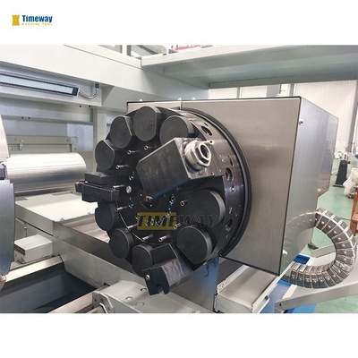 600mm ancho de la cama 255mm 280mm broca de husillo CNC tubo de roscado herramienta de torno para el país del petróleo