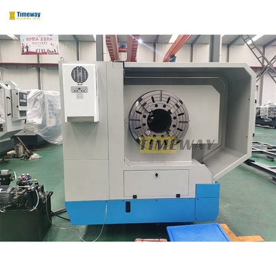 600mm ancho de la cama 255mm 280mm broca de husillo CNC tubo de roscado herramienta de torno para el país del petróleo