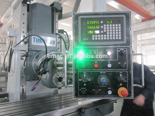 Máquina de fresado universal de tipo cama de trabajo pesado BM715 con recorrido de mesa de 1500x670x700 mm