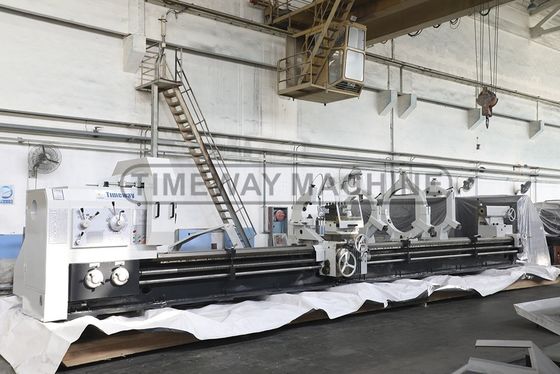 865mm Swing 6 toneladas de precisión Torno horizontal para trabajos pesados y piezas de trabajo grandes