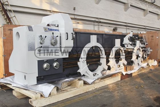 865mm Swing 6 toneladas de precisión Torno horizontal para trabajos pesados y piezas de trabajo grandes