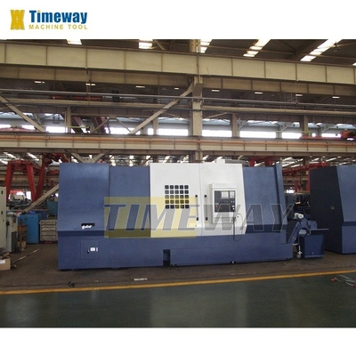 Velocidad máxima del husillo 2000 rpm Torno CNC horizontal de 4 ejes ideal para la producción en volumen