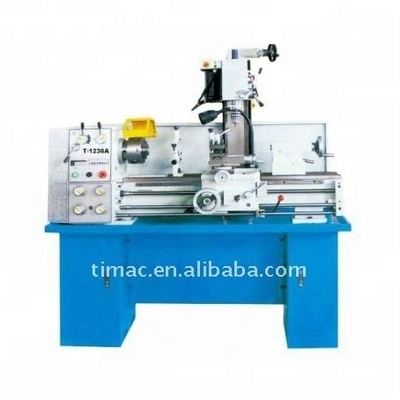 Capacidad de procesamiento ligero Torno manual de precisión para torneado multifuncional 1,5 kW