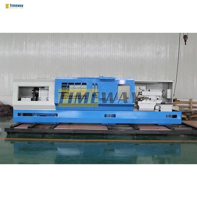 Máquina de torneado de torno CNC de 2 ejes horizontal de lecho plano para torneado de alta precisión