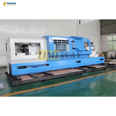 Máquina de torneado de torno CNC de 2 ejes horizontal de lecho plano para torneado de alta precisión
