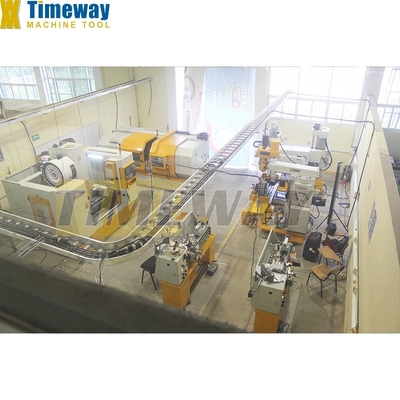 Procesamiento de piezas de trabajo metálicas Guía de cargas pesadas personalizada Tren de rodadura horizontal Torno CNC