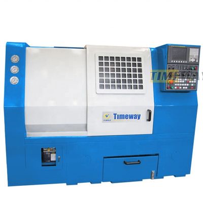 Torno CNC de alta precisión horizontal inclinado con diseño perfecto de profesional