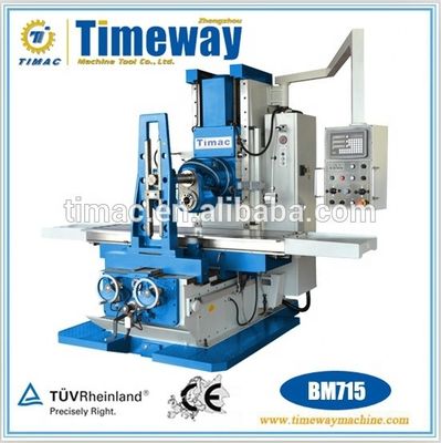 Máquina de fresado vertical de tipo cama de 7300KG de peso para rendimiento de mecanizado de trabajo pesado