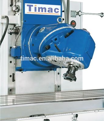 Máquina de fresado vertical de tipo cama de 7300KG de peso para rendimiento de mecanizado de trabajo pesado