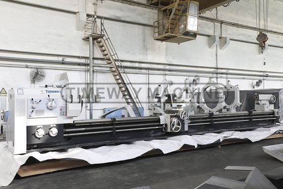 970 mm de ancho Torno manual horizontal de alta precisión de trabajo pesado con 1 y 970 mm de ancho de cama