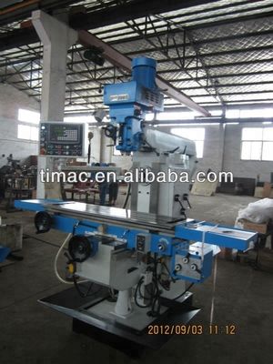 Máquina de fresado de torretas horizontales y verticales TM800 Timeway para construcción duradera