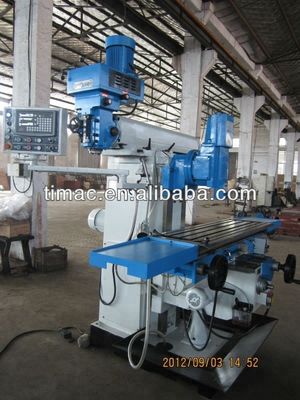 Máquina de fresado de torretas horizontales y verticales TM800 Timeway para construcción duradera