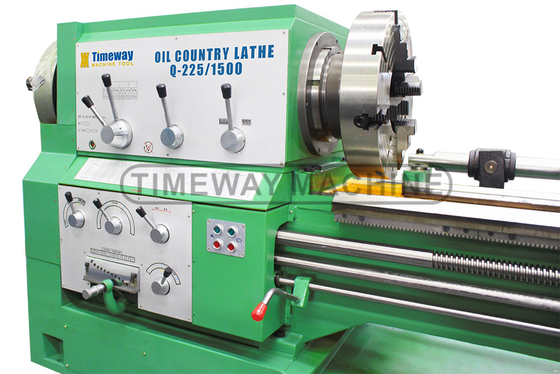 20-480 rpm Velocidad del eje de alta precisión del torno del país del aceite Q-225 Roto de rosca de tubería Torsión del torno para metal