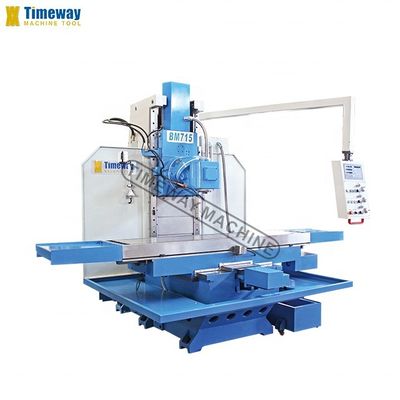Máquina de fresado universal vertical de 3 ejes BM715 tipo cama de control PLC para industria