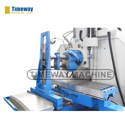 670 mm de recorrido transversal y eje de cama de metal tipo fresadora BM715 para la producción industrial