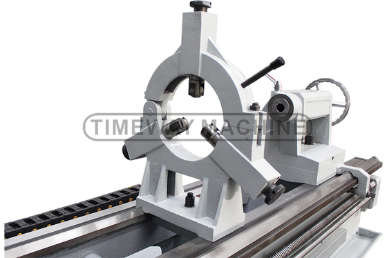 Herramienta de roscado de tuberías de trabajo pesado de torno normal horizontal Q-280F con taladro de husillo grande