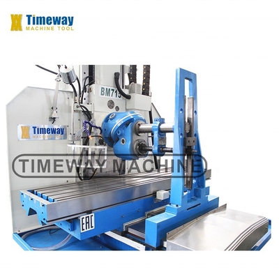 670 mm de recorrido transversal y eje de cama de metal tipo fresadora BM715 para la producción industrial