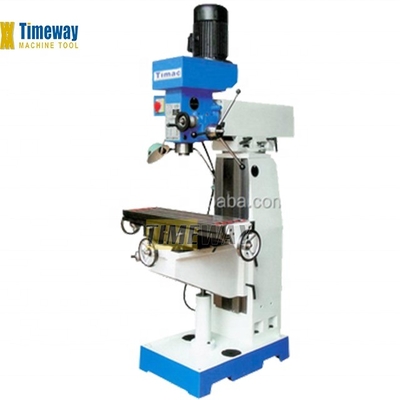 Máquina de perforación de fresado universal ISO40 con broca de perforación y desplazamiento de mesa de 600/260/300 mm
