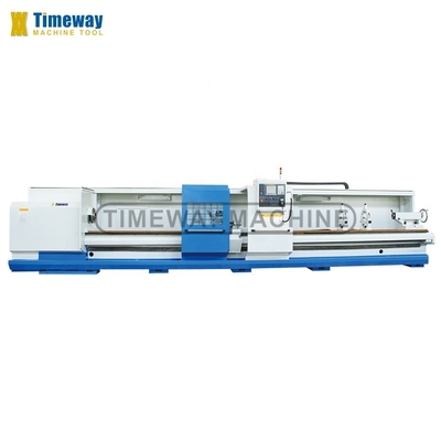 Torno CNC horizontal de alta precisión AK-800B de trabajo pesado con precisión de posicionamiento de ± 0,001 mm