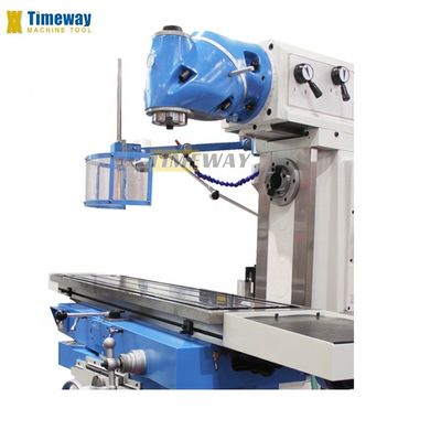 Máquina de fresado de rodilla universal 2220x1660x2020 Modelo y torreta Combinación de cabeza giratoria